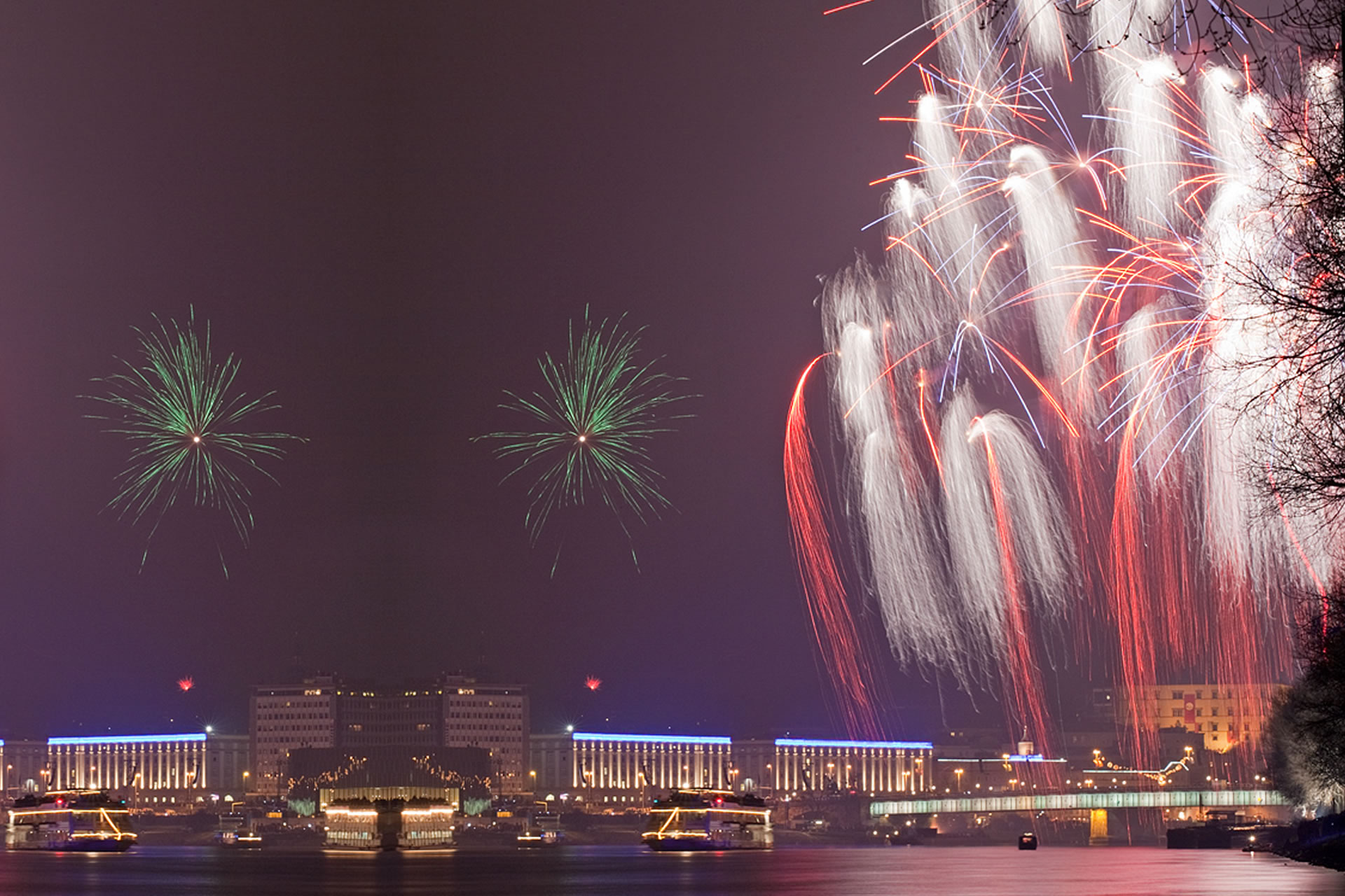 steyFire Feuerwerk Linz09 Kulturhauptstadt Linz