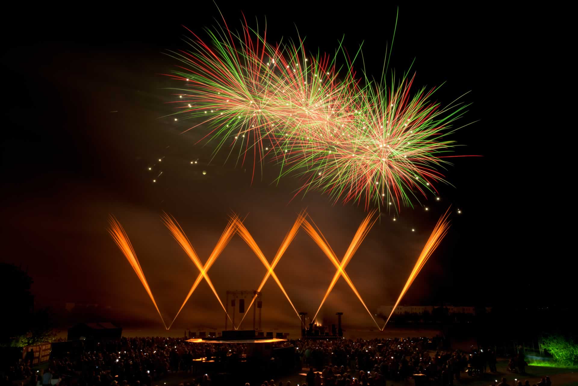 steyrFire Feuerwerk Feuerwerkersinfonie Potsdam